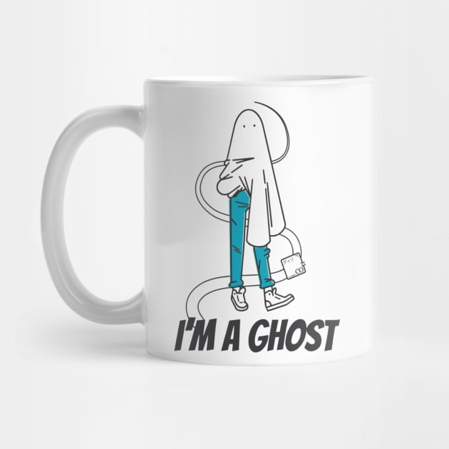 I'm a Ghost (Transparent Ghost Edition) by Disocodesigns